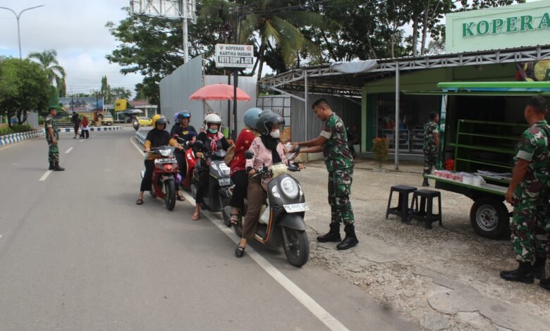 Kodim 1013/Muara Teweh Ajak Masyarakat Berbagi Melalui Jumat Berkah