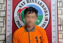 Pria Ditangkap di Lanjas Barito Utara, 97,13 Gram Sabu Disita
