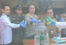 Polres Gunung Mas Musnahkan 60,13 Gram Sabu dari Tiga Tersangka
