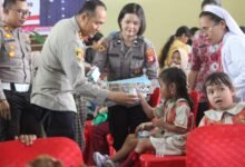 Polres Gunung Mas Gelar Gebyar Posyandu Cegah Stunting