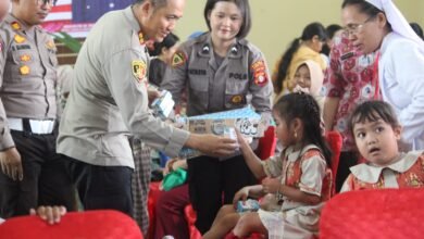 Polres Gunung Mas Gelar Gebyar Posyandu Cegah Stunting