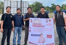 Berantas Premanisme, Polres Gunung Mas Gandeng Masyarakat Ciptakan Kuala Kurun Aman dan Kondusif