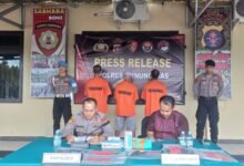 Polres Gunung Mas Kembali Ungkap Tiga Kasus Kriminal