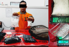Polisi Barito Utara Gagalkan Transaksi 200 Gram Sabu dan 825 Butir Pil Karisoprodol