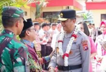 Pj Bupati Barito Utara Sambut Kunjungan Kapolda Kalteng