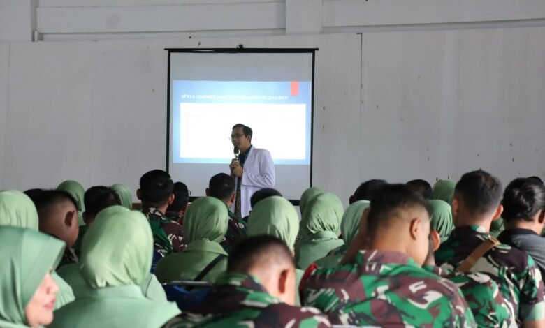 Penyuluhan Kesehatan Kehamilan untuk Ibu-ibu Persit dan Prajurit TNI Penyuluhan Kesehatan Kehamilan untuk Ibu-ibu Persit dan Prajurit TNI