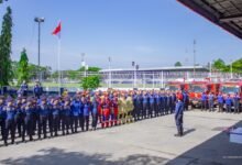 CPNS dan PPPK Damkar Barito Utara Dapat Pembekalan Fisik dan Mental