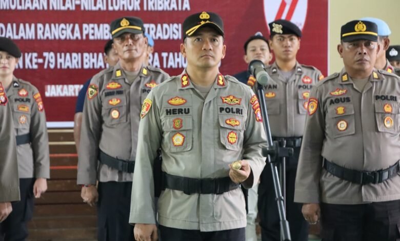Maknai Hari Bhayangkara ke-79, Polres Gunung Mas Ikuti Upacara Tribrata Maknai Hari Bhayangkara ke-79, Polres Gunung Mas Ikuti Upacara Tribrata