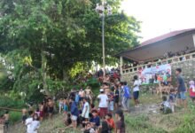 Semarak HUT Bhayangkara ke-79, Polres Barito Utara Gelar Lomba Panjat Pinang