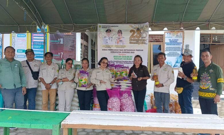 Gerakan Pangan Murah DPKP Gumas Diserbu Warga Tewah, Harga Lebih Murah dari Pasaran
