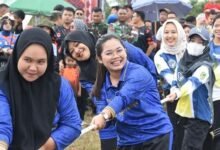 Lomba Tarik Tambang dan Balap Karung Antar Instansi Meriahkan HUT ke-80 RI di Barito Utara
