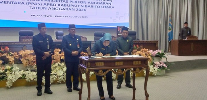 DPRD Barito Utara dan Pemkab Sepakati KUA-PPAS APBD 2026