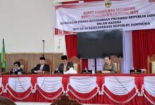 DPRD dan Pemkab Gunung Mas Simak Pidato Presiden Prabowo di HUT RI ke-80