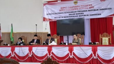 DPRD dan Pemkab Gunung Mas Simak Pidato Presiden Prabowo di HUT RI ke-80
