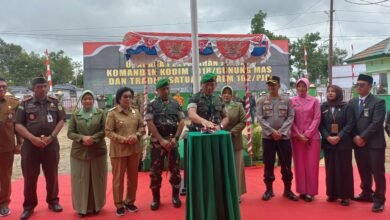Kodim Baru Resmi Berdiri, Jabatan Dandim Pertama Diemban Letkol Inf Akhmad Rahmatullah