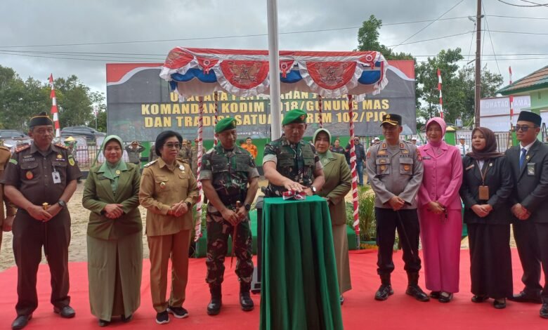 Kodim Baru Resmi Berdiri, Jabatan Dandim Pertama Diemban Letkol Inf Akhmad Rahmatullah