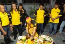 Laskar Muda Tabuan Kuning Kalimantan Gelar Batampung Tawar, Pengukuhan dalam Organisasi