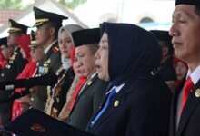 Ketua DPRD Barito Utara Bacakan Proklamasi dalam Peringatan HUT RI