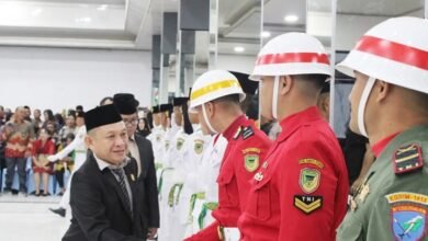 H. Benny dan Anggota DPRD Barito Utara Dampingi Prosesi Sakral Paskibraka