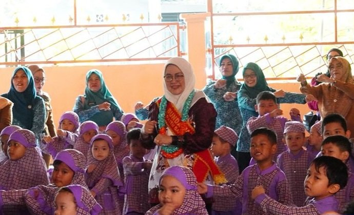 Bunda PAUD Barito Utara Dorong Program PAUD HI di TK Bunda Piara