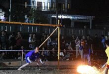 Sepak Sawut di Festival Budaya Iya Mulik Bengkang Turan