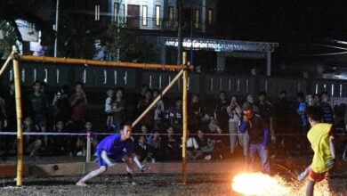 Sepak Sawut di Festival Budaya Iya Mulik Bengkang Turan