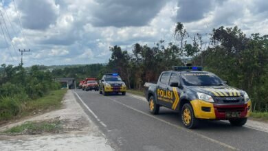 Patroli Gabungan Jaga Kamtibmas di Barito Utara