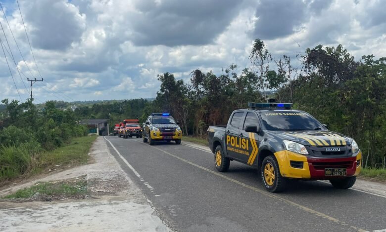 Patroli Gabungan Jaga Kamtibmas di Barito Utara