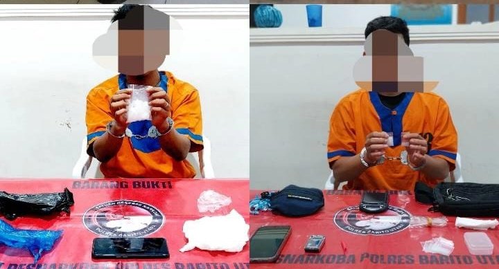 Simpan Setengah Ons Sabu, Dua Pria di Barito Utara Ditangkap