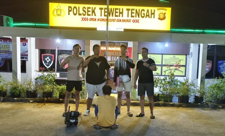 Demi Sabu, Warga Barito Utara Curi Mesin Pompa Air Masjid