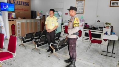Polsek Manuhing Intensifkan Patroli di Objek Vital, Jaga Keamanan Perbankan dan Kantor Pos