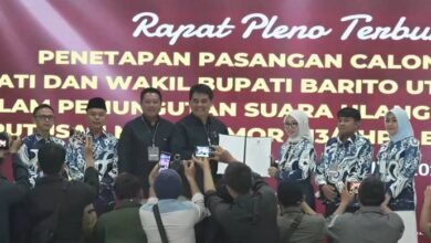 KPU Barito Utara Tetapkan Shalahuddin-Felix Pasangan Bupati dan Wakil Bupati Terpilih