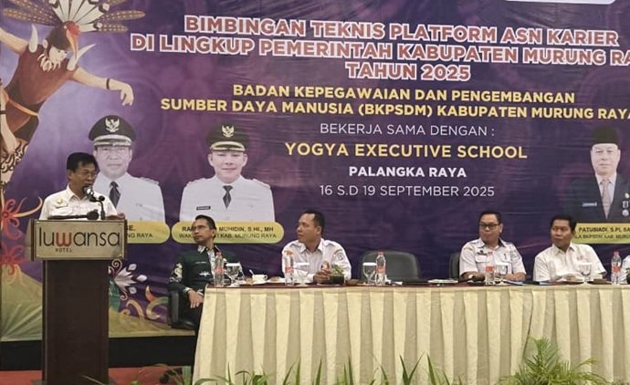 Pemkab Murung Raya Gelar Bimtek ASN Karier untuk Pejabat Pimpinan Tinggi