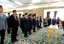 Bupati Murung Raya Lantik 14 Pejabat Pimpinan Tinggi Pratama
