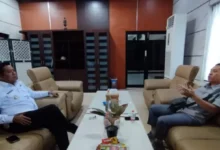 Wabup Felix Tekankan Peran Krusial Pers, Sambut Silaturahmi Calon Ketua PWI Barito Utara H. Deni Hariadi