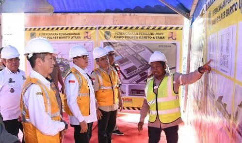 Indra Gunawan Pimpin Pemancangan Perdana Gedung Polres Barito Utara Indra Gunawan Pimpin Pemancangan Perdana Gedung Polres Barito Utara