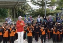 Bunda PAUD Kampanye Literasi ‘Gelitik SI UDIN’ dan Gizi Sehat PAUD