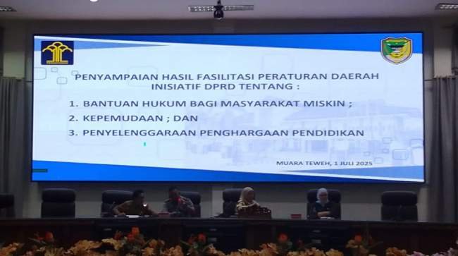 Tiga Raperda Prioritas Barito Utara Tuntaskan Pembahasan
