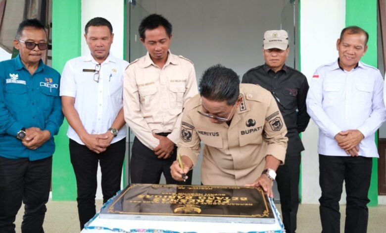 Resmikan Puskesmas, Heriyus: Petugas Kesehatan Harus Ramah dan Melayani