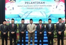 DPRD Barito Utara Hadiri Pelantikan Bupati-Wakil Bupati Baru