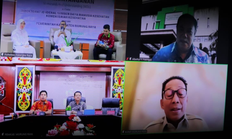 Bupati Heriyus Teken MoU Kemenkes, Perkuat SDM Kesehatan Bupati Heriyus Teken MoU Kemenkes, Perkuat SDM Kesehatan