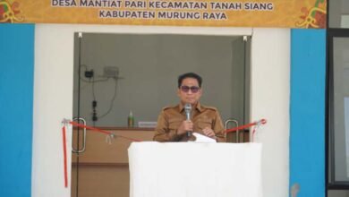 Heriyus Resmikan Puskesmas Lopo Mambuh di Kecamatan Tanah Siang