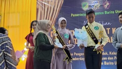 Hanif Farizha Ghani dan Sarah Dwianti Dinobatkan Duta GenRe Barito Utara 2025