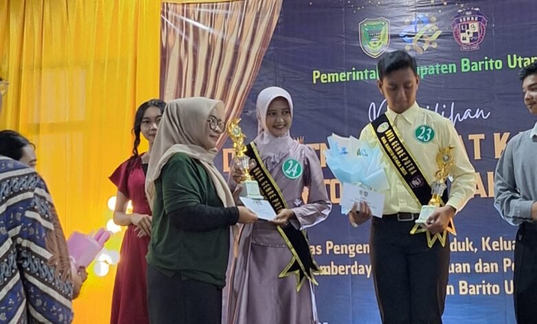 Hanif Farizha Ghani dan Sarah Dwianti Dinobatkan Duta GenRe Barito Utara 2025