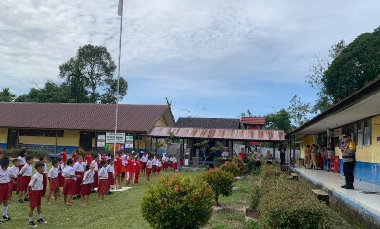 Polres Gunung Mas Edukasi Generasi Muda: Patroli Humanis Cegah Bullying di SDN 1