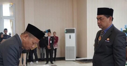 Bupati Shalahuddin Lantik 4 Pejabat Tinggi Pratama