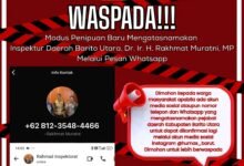 Waspada Penipuan Catut Nama Pejabat Daerah Barito Utara
