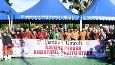 Wabup Barito Utara Lepas Jamaah Umroh Hadiah Jalan Sehat Gubernur Kalteng