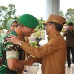 Sambut Dandim Baru, Bupati Murung Raya Ajak Kolaborasi Perkuat Pembangunan Daerah