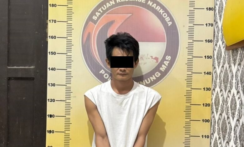 Polisi Ringkus Pemuda Pengedar Sabu di Desa Taringen